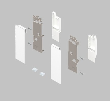 Mocowanie frontu szuf. wew. C LegraBox do szkła