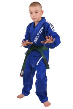 BELTOR KIMONO BJJ GI DLA DZIECI JUNIOR KIDDO NIEBIESKIE M0