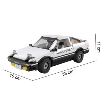 CADA WHITE VEHICLE AE86 TRUENO ГОНОЧНЫЙ АВТОМОБИЛЬ