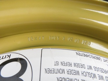 KOLO DOJEZDOVÉ 15'' NISSAN MICRA 4X100