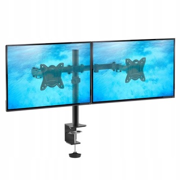 Biurkowy Uchwyt do dwóch Monitorów LCD 2x 10