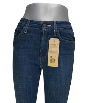 Levi's 720 jeansy damskie 188820047 rurki wysoki stan oryg. Levis - W27/L28