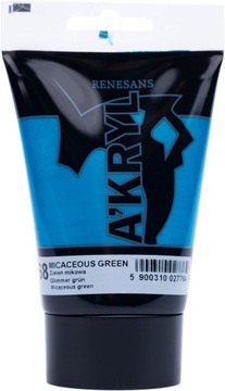 FARBA AKRYLOWA A'KRYL RENESANS 100ML 68 ZIELEŃ MIKOWA