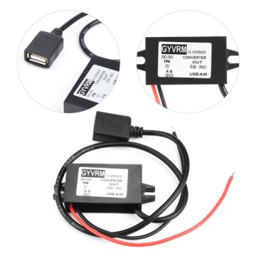 DC-DC 12 В до 5 В 3A USB Buck Converter Step Down