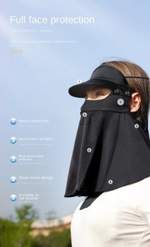 UV Protection Mask Solar Blocker for Face Kaffiyeh Sunscreen Shade Veil