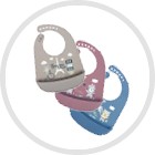 Силиконовый нагрудник Canpol с BONJOUR POCKET 4м+