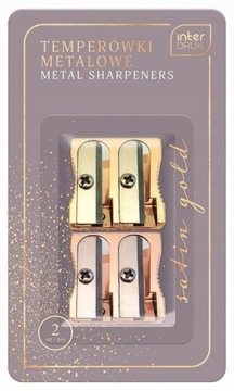 TEMPERÓWKA METALOWA 2 SZTUKI SATIN GOLD, INTERDRUK