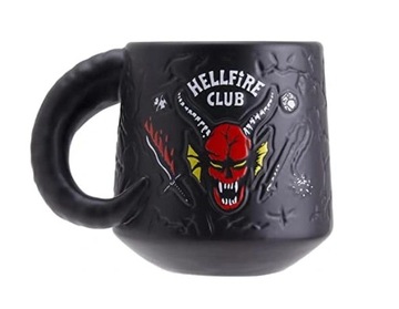 KUBEK TŁOCZONY STRANGER THINGS HELLFIRE CLUB DEMON