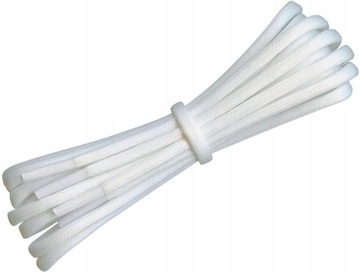 G13-33 BIAŁE 3,5 MM WOSKOWANE SZNUROWADŁA 75 cm
