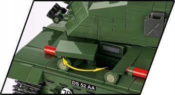 COBI 2627 Challenger 2 Современный современный танк 2IN1 Маркировка