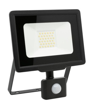 Halogen naświetlacz led biały zimny 3000lm 30W z czujnikiem ruchu