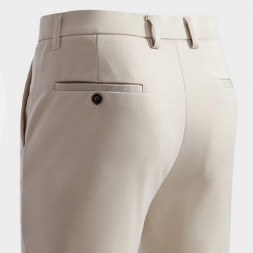 Men's Stretch Trousers Casual Smart Suit Pants For