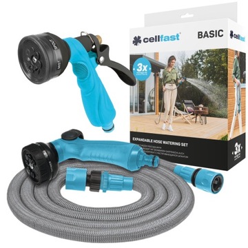 CELLFAST ZESTAW ZRASZAJĄCY Z WĘŻEM rozciągliwym