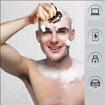 МУЖСКАЯ ЭЛЕКТРИЧЕСКАЯ ТРИМЕР 8D, ГОЛОВКА, БОРОДА, ТРИМЕР ДЛЯ БОРОДЫ