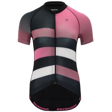 Silvini Koszulka Mazzana WD2045 czarno-fuksja 2XL