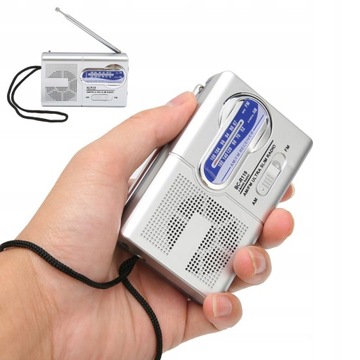 MINI RADIO MAŁE KIESZONKOWE AM/FM BATERIA