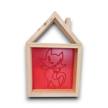 Полочка-домик на стену для ребенка