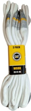 CAT Caterpillar REAL WORK SOCKS белый размер 41-45