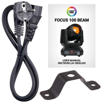 Светодиодная подвижная головка LIGHT4ME FOCUS 100 BEAM Strong