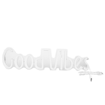 НЕОНОВЫЙ СВЕТОДИОДНЫЙ ПЛЕЕР GOOD VIBES ДЕКОРАТИВНЫЙ ПОДАРОК