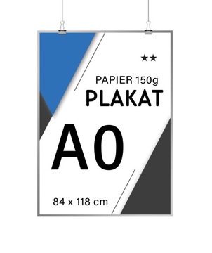 Plakat Standard (150 g) A0 (84,1 x 118,9 cm)