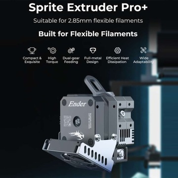 Экструдер Creality Sprite Pro для гибкого материала толщиной 2,85 мм