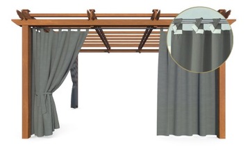 Водонепроницаемые садовые шторы для террасы, нагрудник на липучке, 155х220.