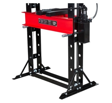 Prasa Hydrauliczna Warsztatowa 50T Redats H-390 Z Podwójną Pompą + Pryzmy