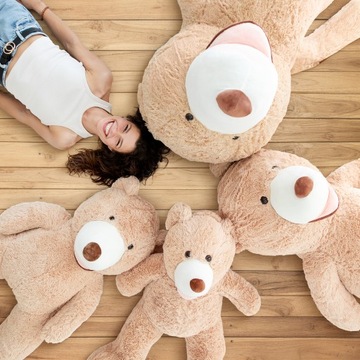 Большой плюшевый мишка, 100 см. Гигантский, большой плюшевый мишка.