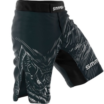 SPODENKKI MMA PRO SMMASH - BLACK WING - XL