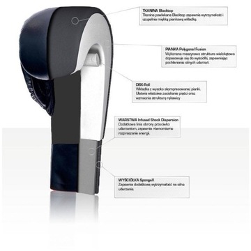 Rękawice Bokserskie Sparingowe BUSHIDO ARB-407a r. 12 OZ