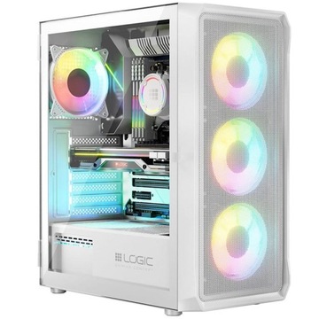 Obudowa do komputera PC Logic Portos ARGB MIDI szkło hartowane went. 4x120