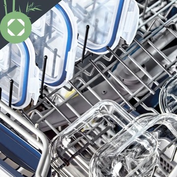 НАБОР СТЕКЛЯННЫХ КОНТЕЙНЕРОВ ДЛЯ ПИЩЕВЫХ БОКСОВ ДЛЯ ЛАНЧБОКСОВ, ИЗ 3 ШТ., ТЕРМОСТОЙКИЕ, ГЕРМЕТИЧНЫЕ