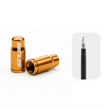 2 алюминиевых автоматических велосипедных клапана