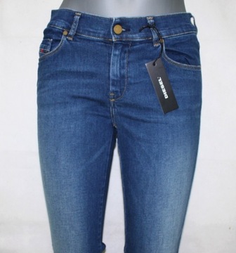 Diesel Sandy -00SFXM-086AL-jeansy damskie oryginalne Slim Straight -W27/L30