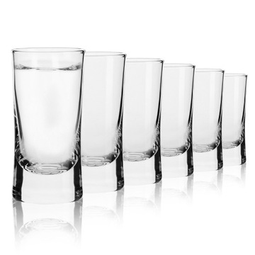 Kieliszki do wódki klasyczne 6x40 ml Shot Krosno