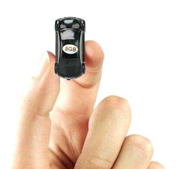 Шпионский диктофон, 32 ГБ, брелок для ключей от игрушечной машины + наклейка