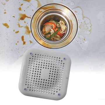 Силиконовая крышка сливного отверстия для раковины с присоской Sit