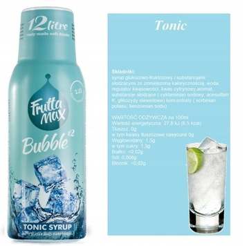 Набор из 2 концентратов FruttaMax Tonic, 500 мл.