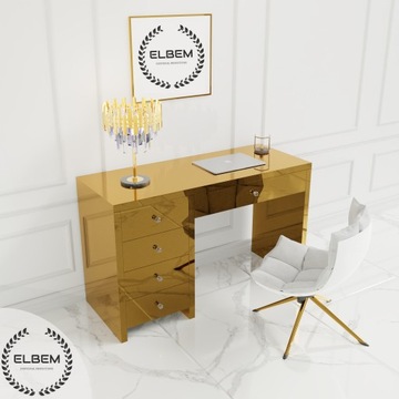 Зеркальный стол Glamour Gold - 150см