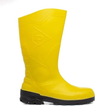 DUNLOP KALOSZE MĘSKIE ŻÓŁTE WSUWANE LOGO 41 2S3B