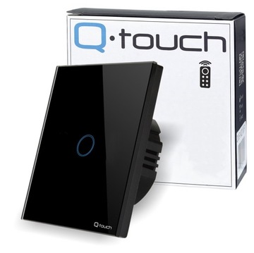 DOTYKOWY WŁĄCZNIK ŚWIATŁA POJEDYNCZY PILOT SZKLANY