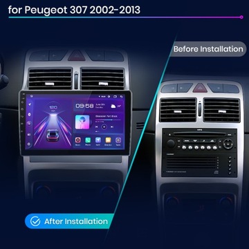 Автомобильный радиоприемник для Peugeot 307 307CC 307SW 2002 2003-2013 гг.