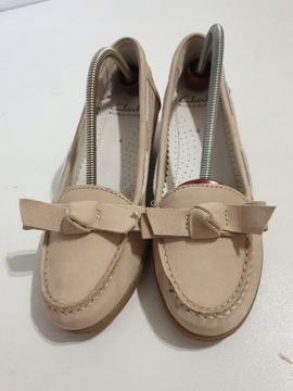 Женские мокасины Clarks