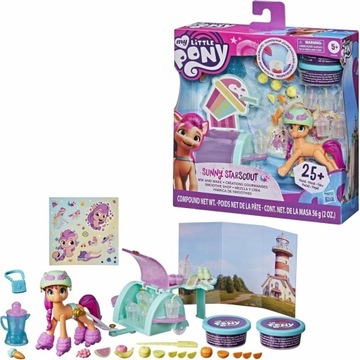 MY LITTLE PONY KUCYK SUNNY ZESTAW WÓZEK FIGURKA