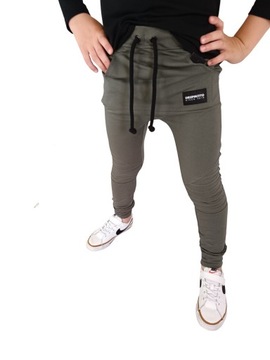 Spodnie Despacito zieleń militarna 98