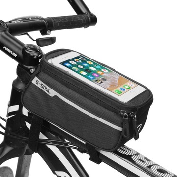 SAKWA TORBA TOREBKA ROWEROWA NA RAMĘ TELEFON WODOODPORNA ETUI B-SOUL