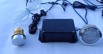 2 больших светодиодных светильника + 10 маленьких разноцветных светильников для ванны, МЕГА НАБОР