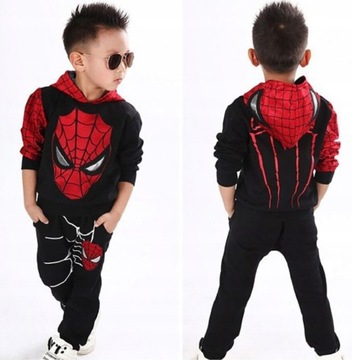MODNY DRES DRESIK KOMPLET SPIDERMAN CHŁOPCA