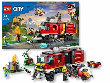KLOCKI LEGO CITY 60374 TERENOWY POJAZD STRAŻY POŻARNEJ 502 ELEMENTY